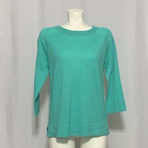 Lord & Taylor 3/4 Sleeve 100% Cashmere Sweater